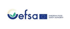 Plakat projektu efsa logo, napis efsa , flaga unii europejskiej, napis european food safety authority