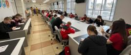 Eliminacje Powiatowe Ogólnopolskiego Turnieju Wiedzy Pożarniczej „Młodzież Zapobiega Pożarom” w Białymstoku.