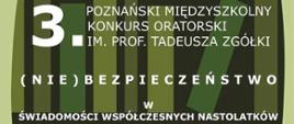 Konkurs oratorski 2026 - Fundacja im. prof. Tadeusza Zgółki