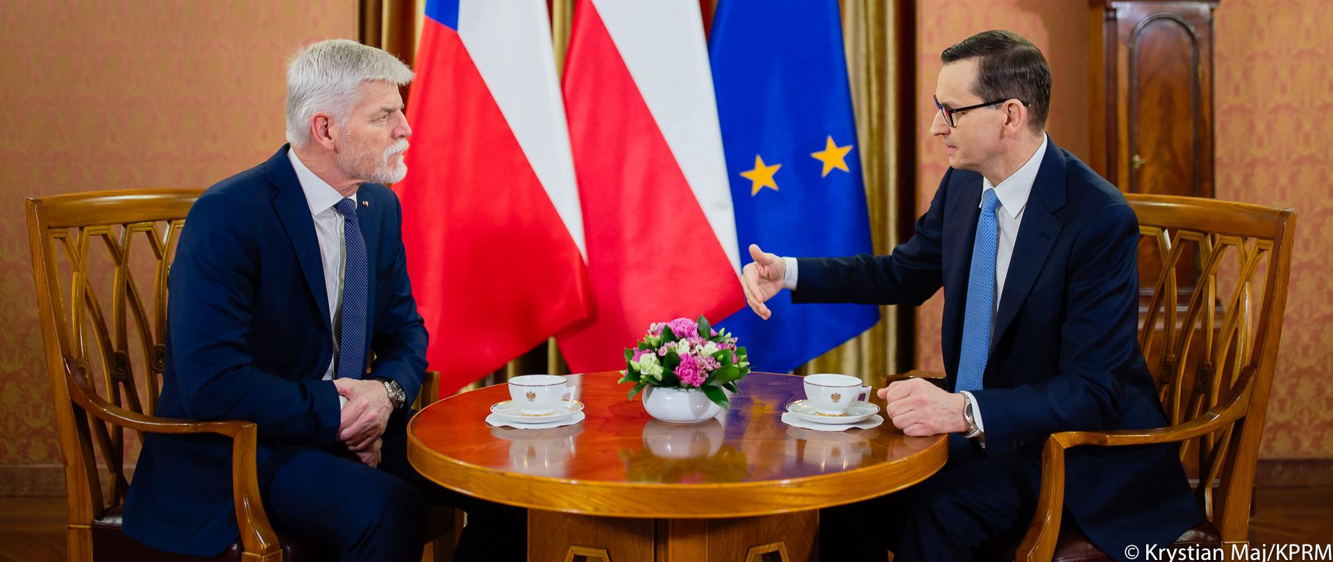 Rozmowy premiera i prezydenta Czech.