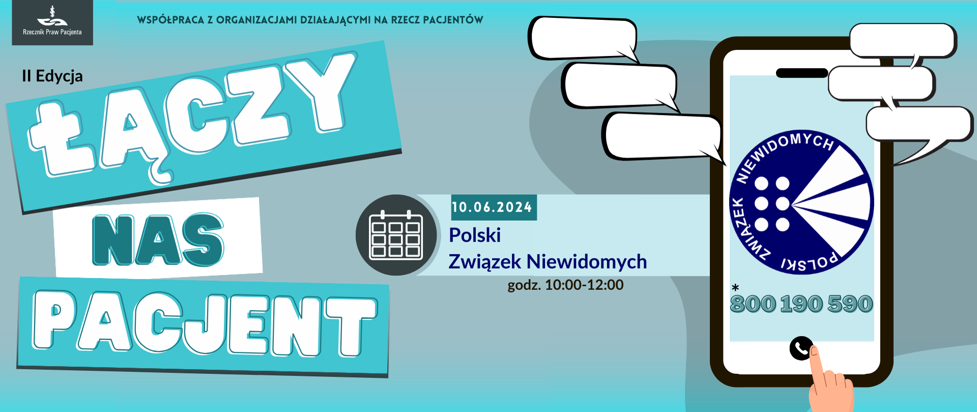 Łączy nas pacjent Polski Związek Niewidomych