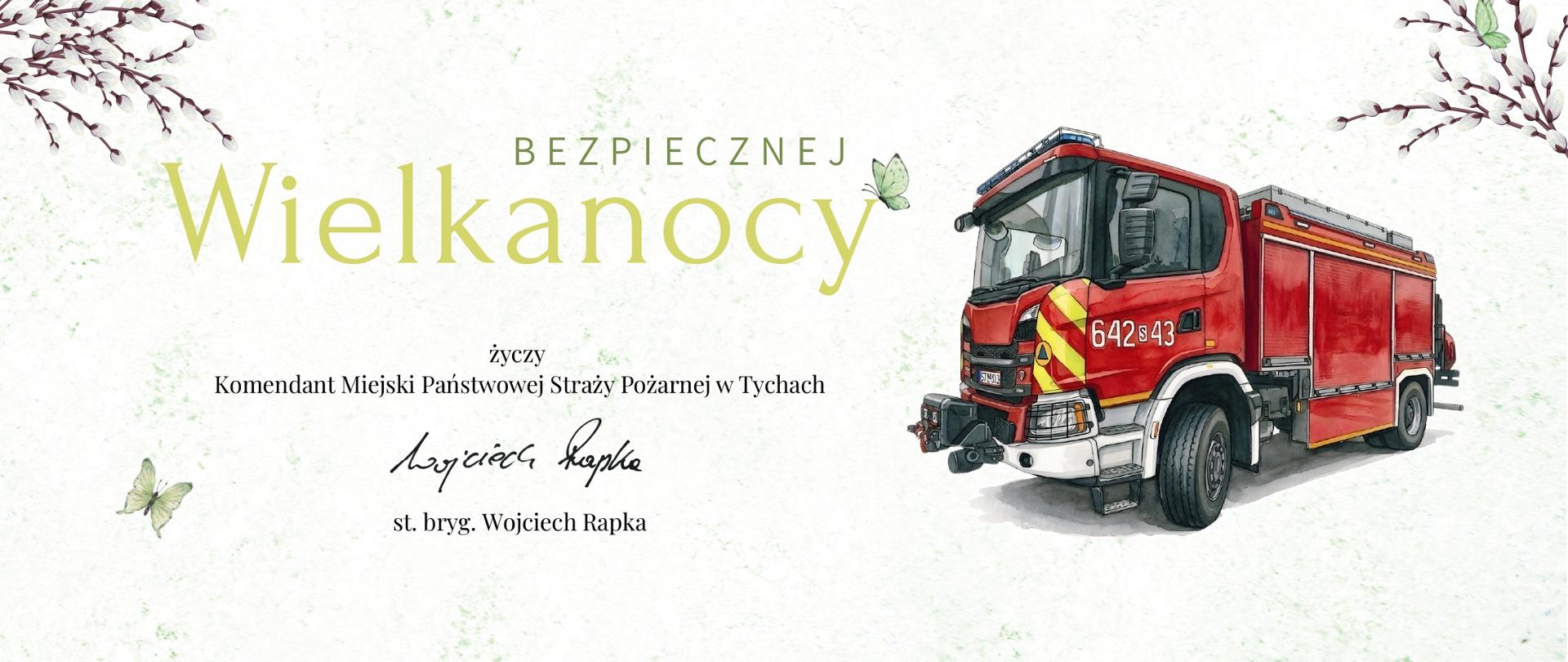 Życzenia Wielkanocne od Funkcjonariuszy i Pracowników Cywilnych KM PSP Tychy