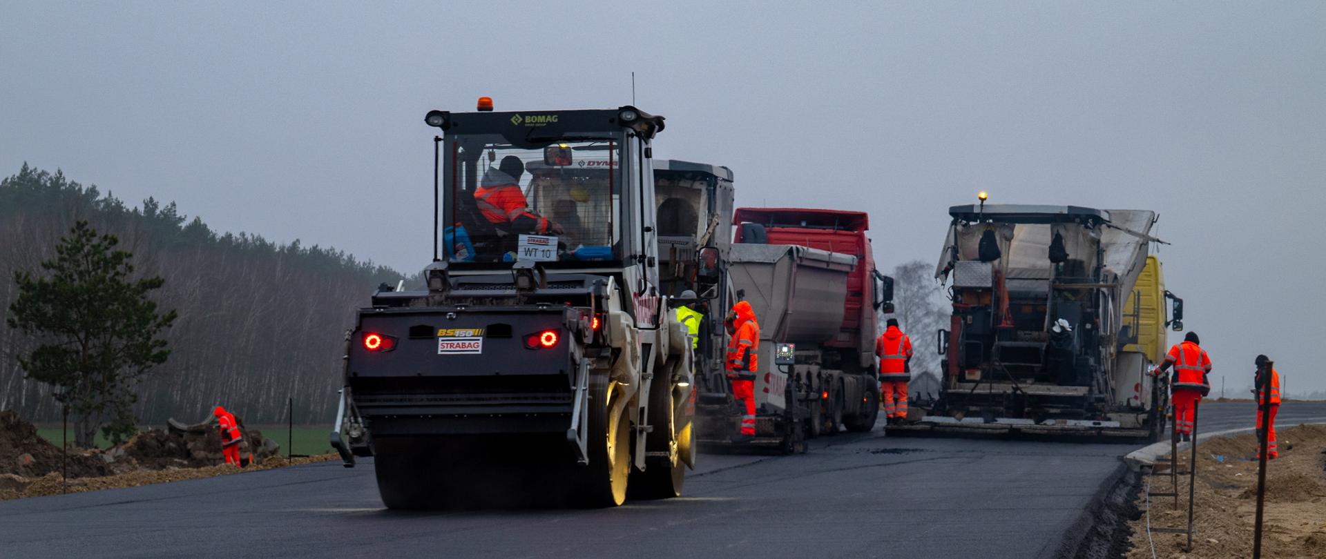 A2 Malinowiec - Łukowisko prace przy budowie