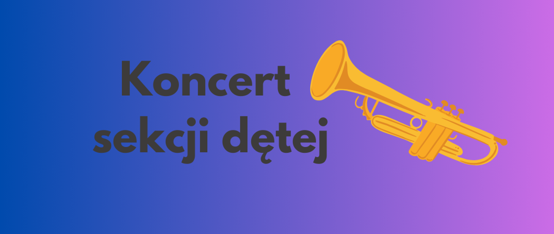 koncert sekcji dętej