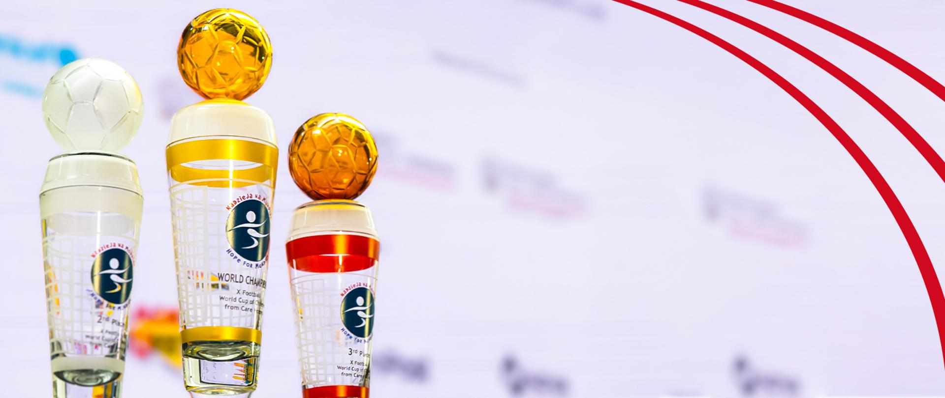 Puchary dla zwycięzców Mistrzostw Świata dzieci z domów dziecka