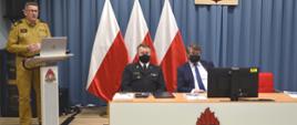 Odprawa roczna PSP woj. mazowieckiego z udziałem wiceministra SWiA oraz zastępcy komendanta głównego PSP