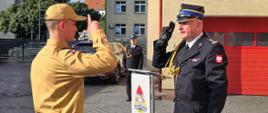 Uroczysta zbiórka w KP PSP Działdowo