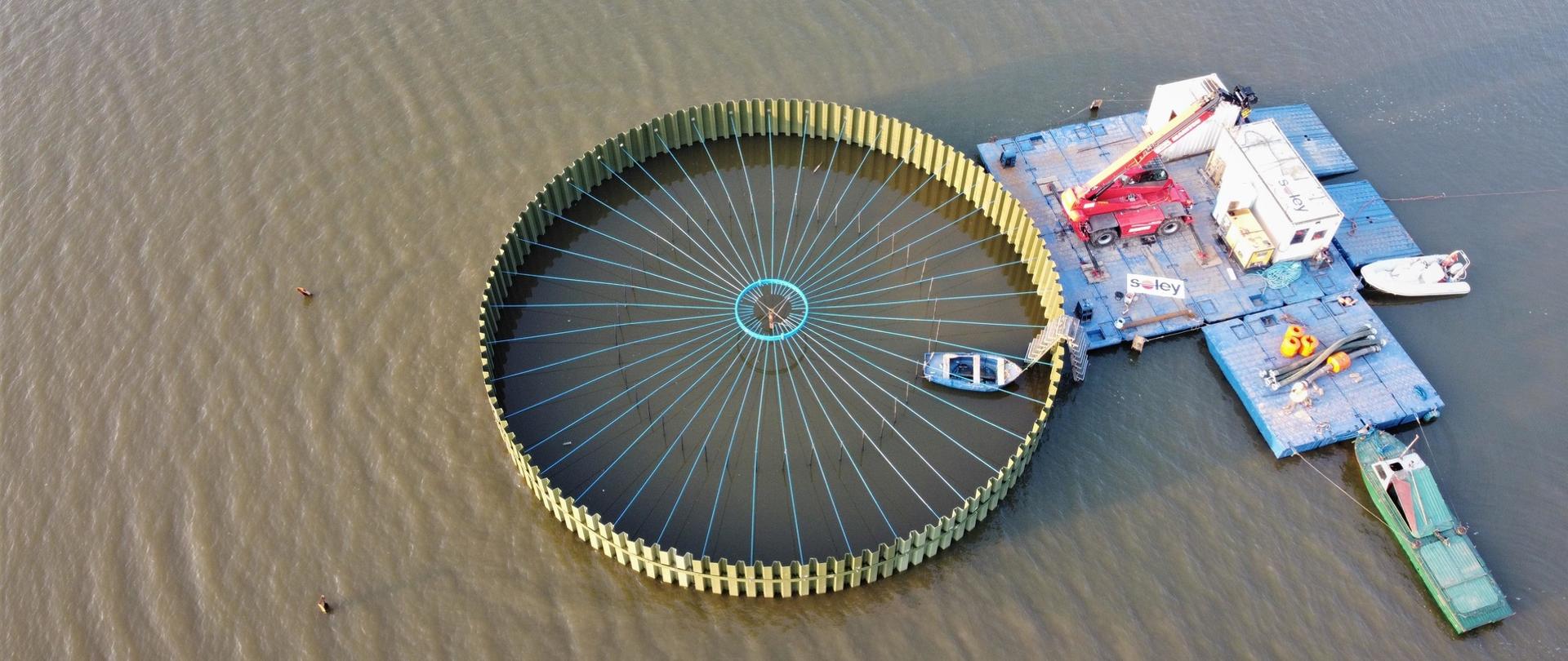 Budowa wyspy dla ptaków