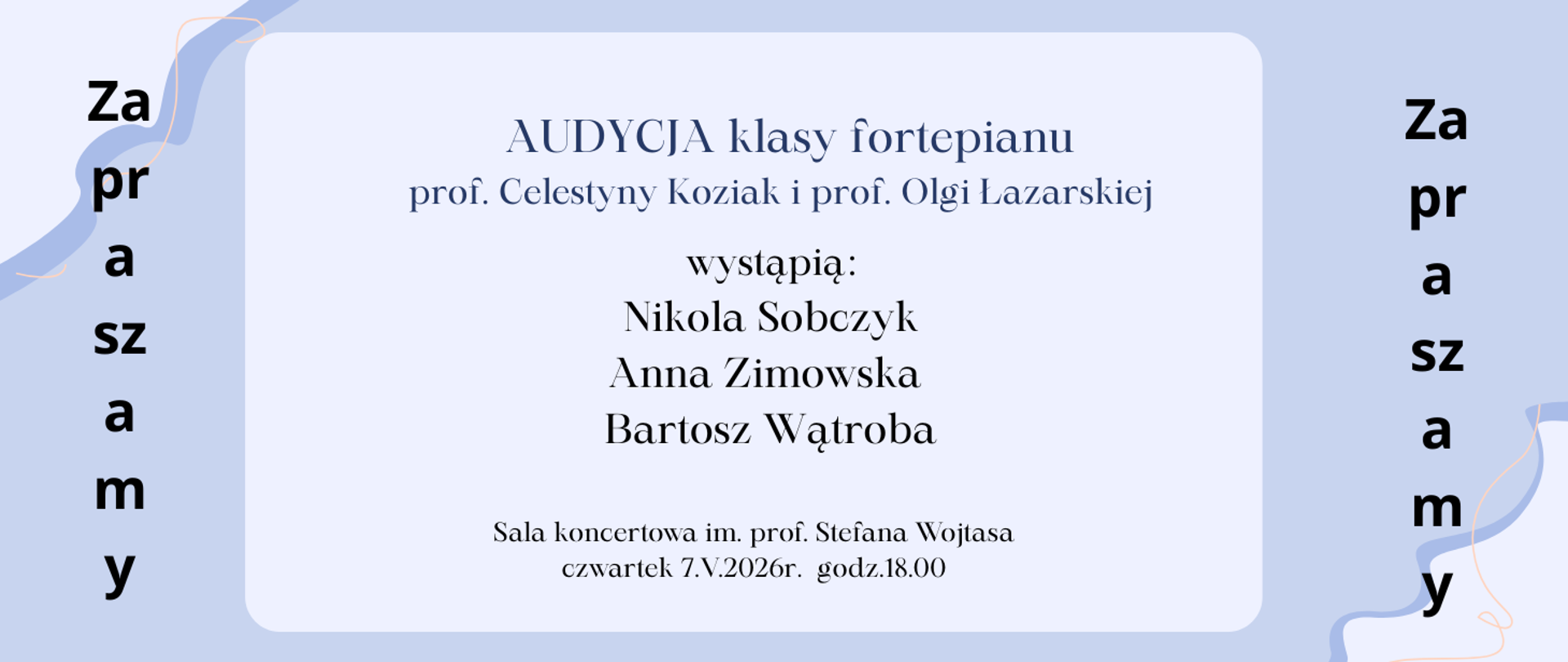 fioletowe na błękitnym