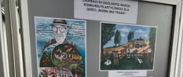Zdjęcie przedstawia prace opolskich laureatów XV ogólnopolskiego konkursu „Wioski bez troski”.