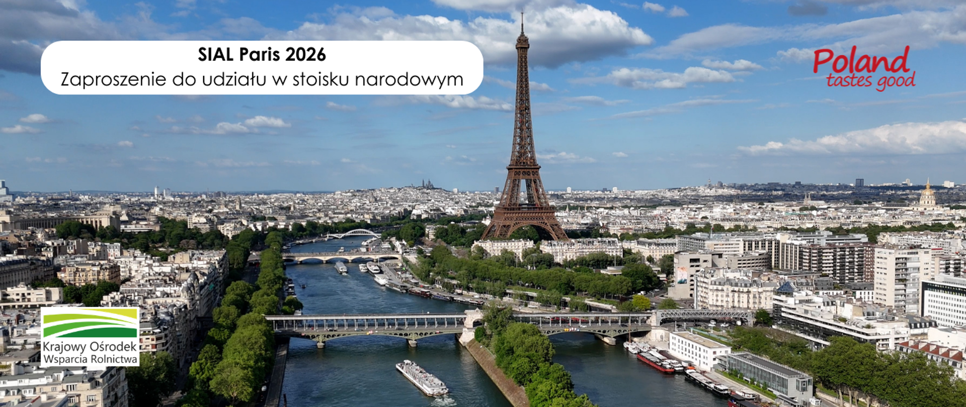 Zaproszenie do udziału w stoisku Poland Tastes Good na targach SIAL Paris 2026