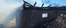 Pożar budynku gospodarczego, Franknowo, gm. Jeziorany 