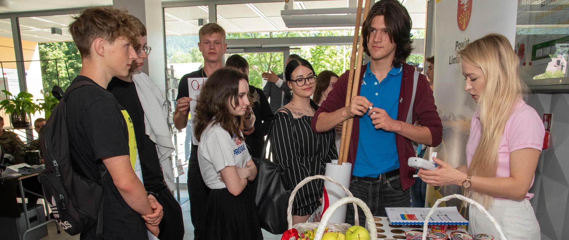 stoisko PSSE w Limanowej