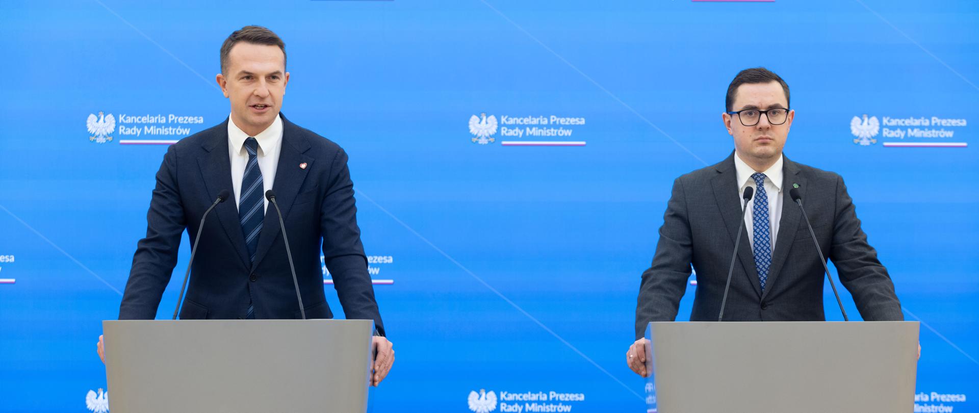 Konferencja prasowa Ministra Adama Szłapki i Ministra Miłosza Motyki