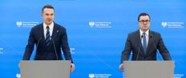 Konferencja prasowa Ministra Adama Szłapki i Ministra Miłosza Motyki
