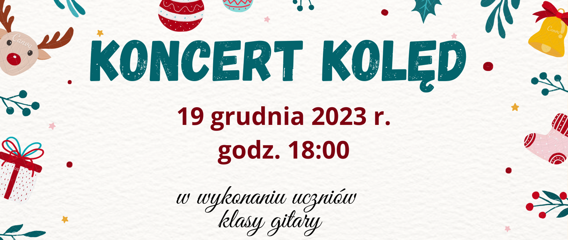 Koncert kolęd B. Kurdybacha 19.12.2023 r. 