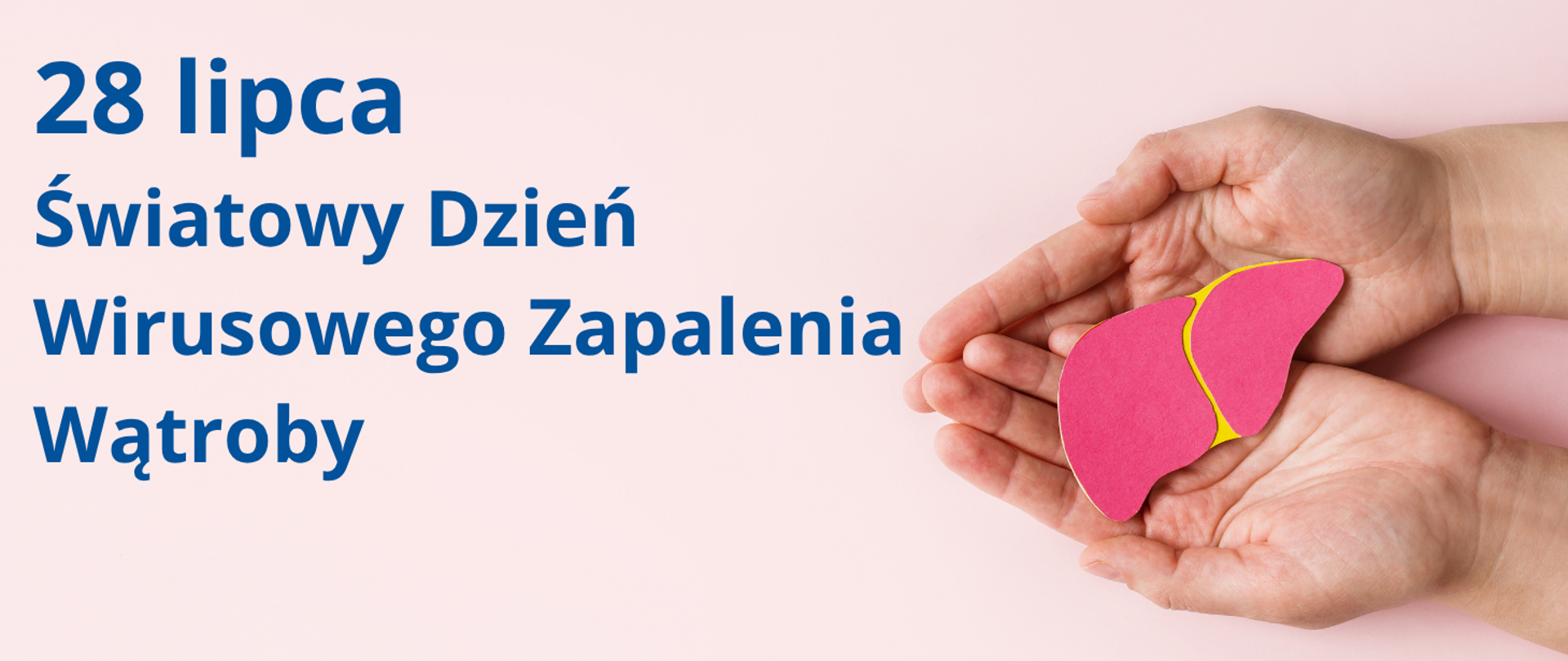 28 lipca Światowy Dzień Wirusowego Zapalenia Wątroby. Na dłoniach leży watroba