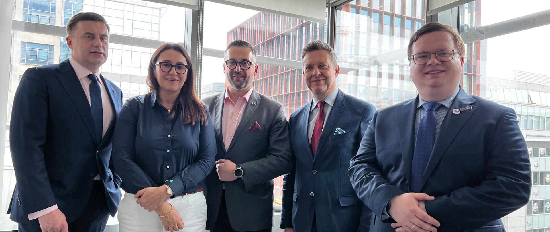 Wizyta Ministra Nauki i Szkolnictwa Wyższego Marcina Kulaska w biurze NCBR w Brukseli 