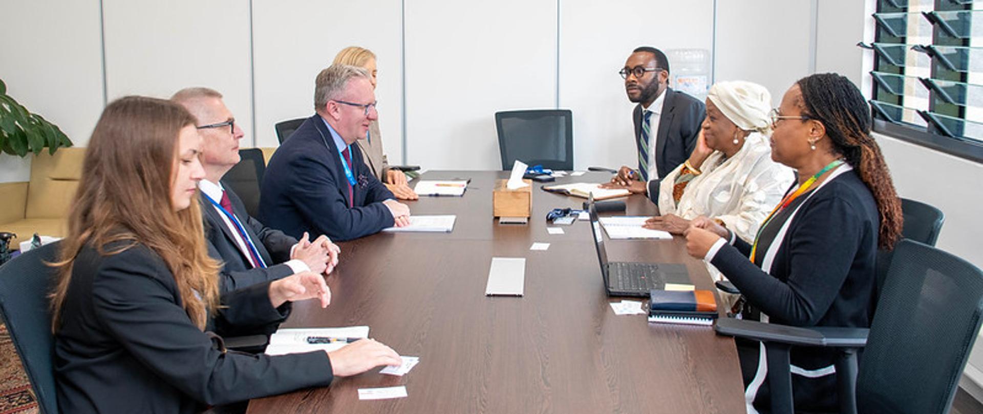 Courtesy call with the Director-General of the United Nations Office in Nairobi 