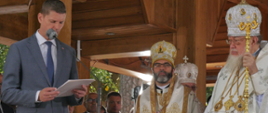 Wojewoda podlaski na prawosławnym święcie Przemienienia Pańskiego na Grabarce