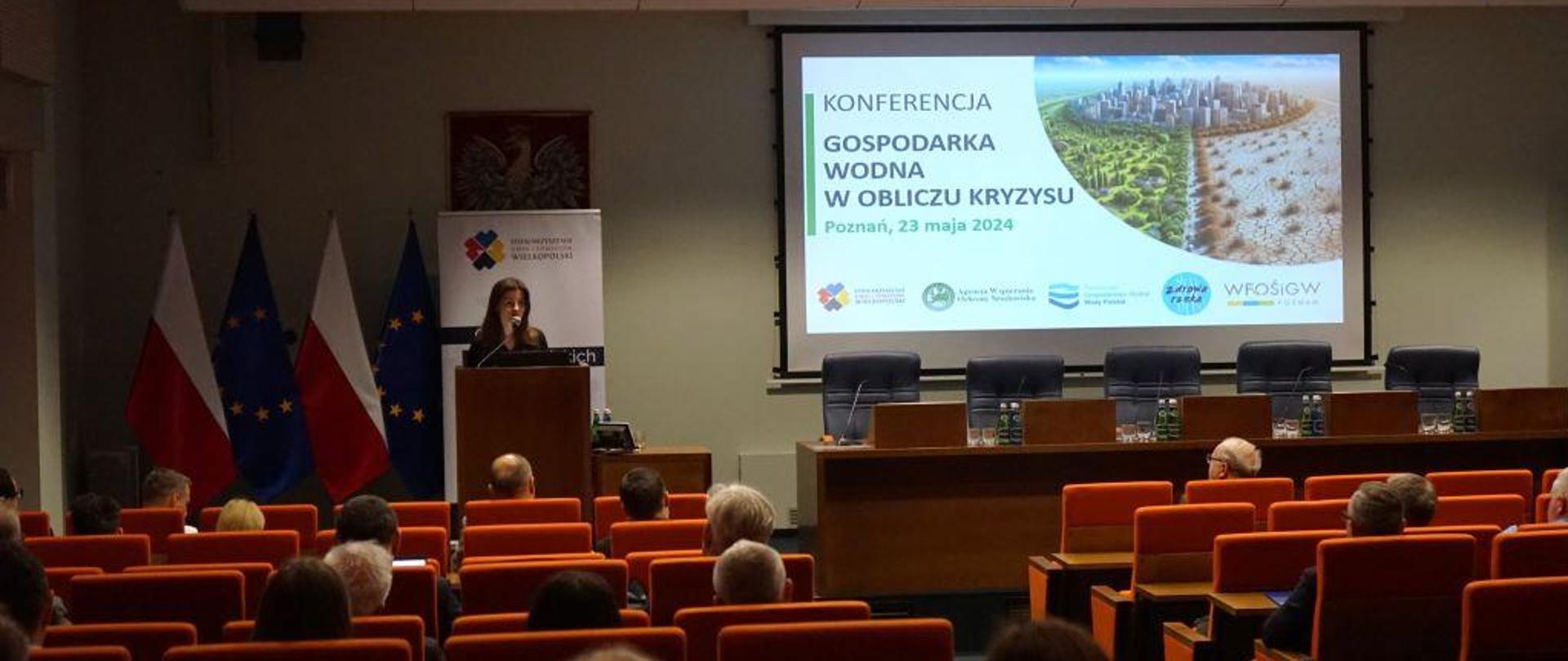 Wojewoda Wielkopolski Agata Sobczyk - rozpoczęcie konferencji, fot. Organizatorzy