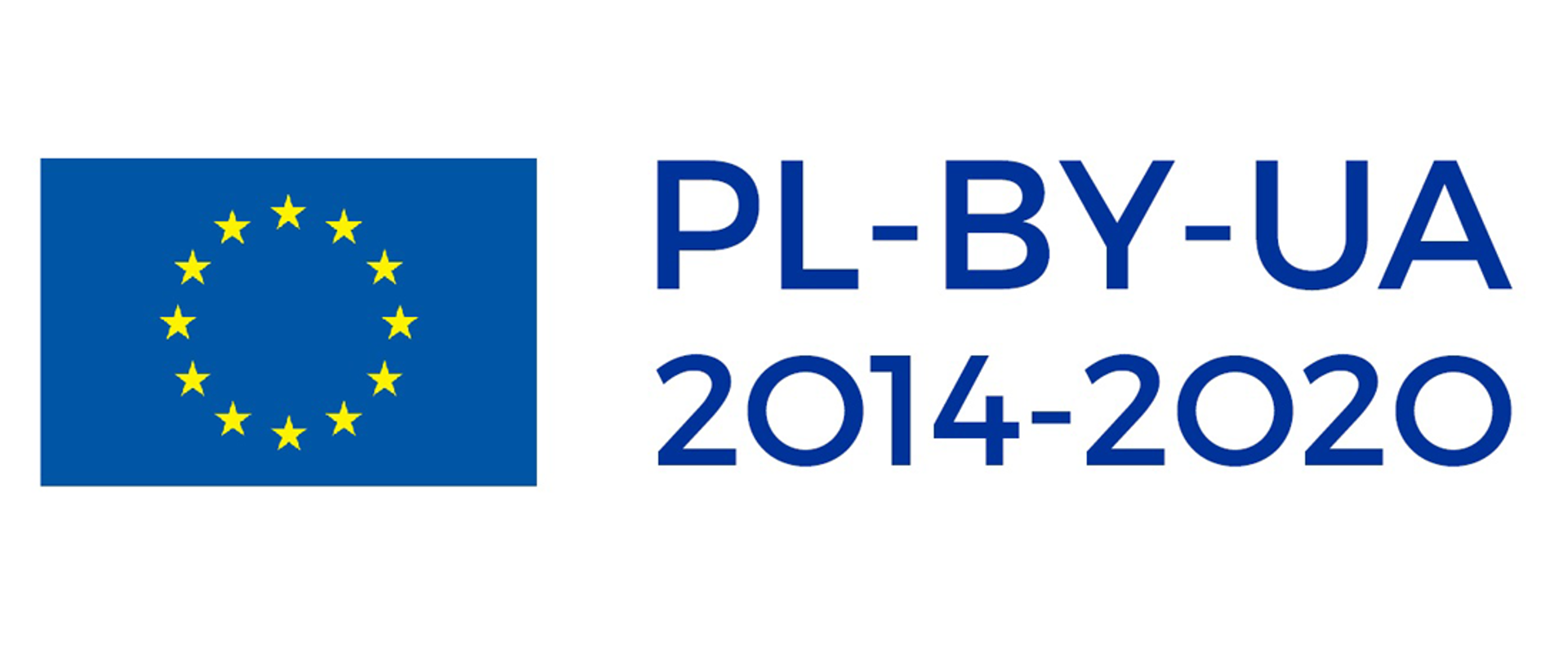 Od lewej flaga UE, napis PL_BY-UA 20114-2020