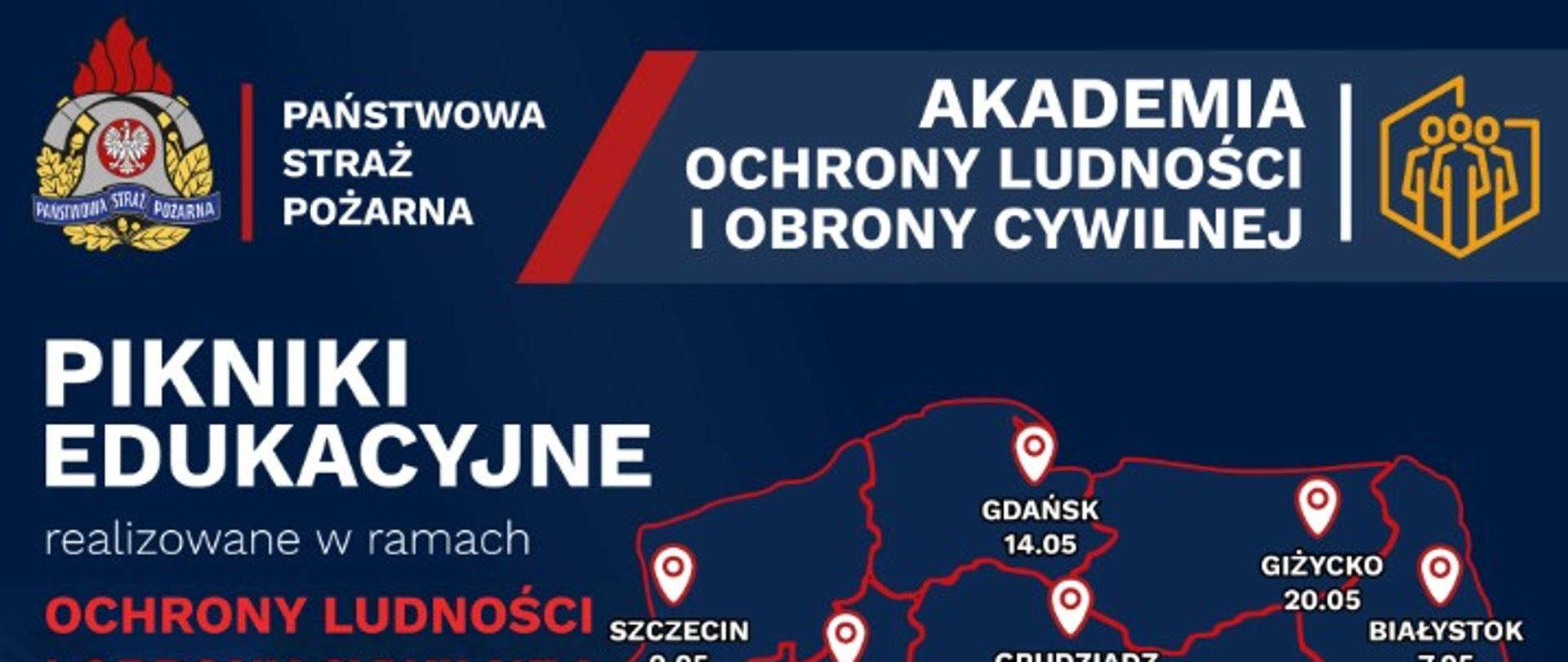 Pikniki edukacyjne realizowane w ramach Akademii Ochrony Ludności i Obrony Cywilnej