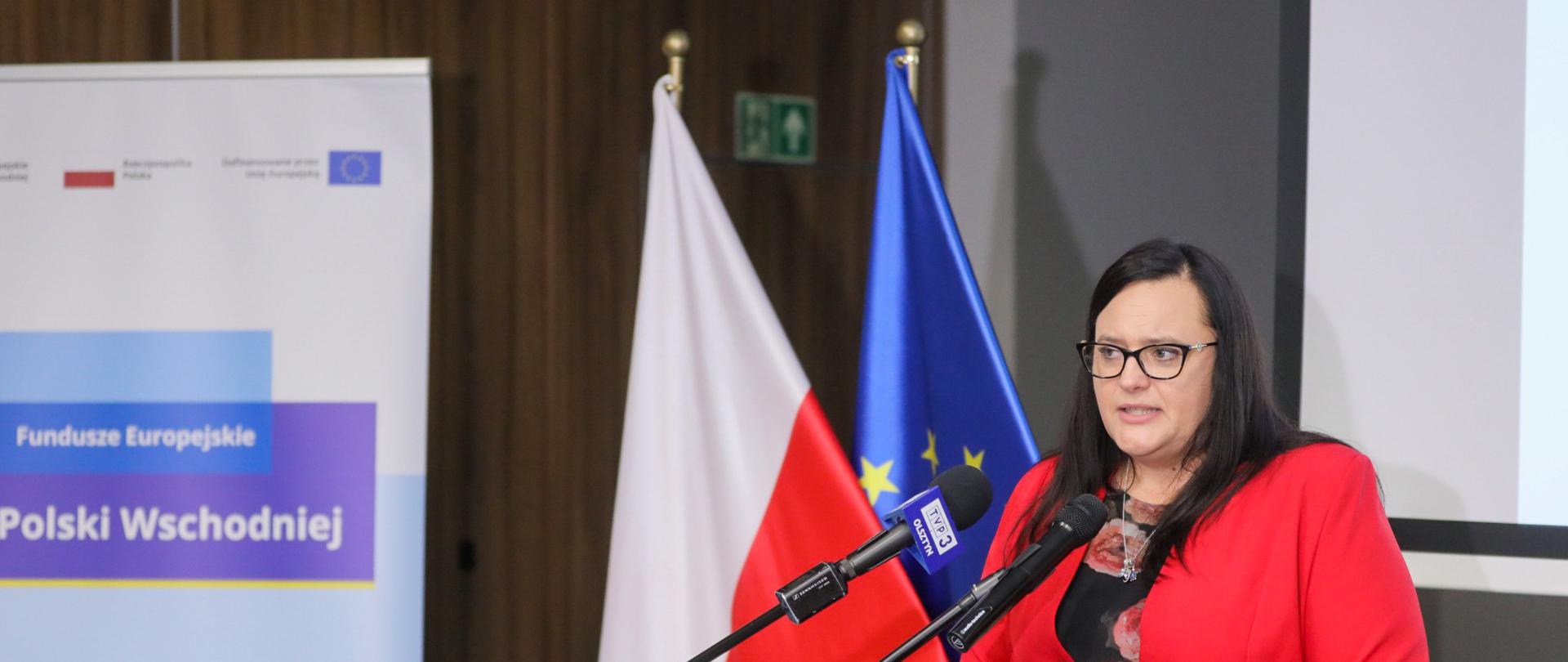 Wiceminister Małgorzata Jarosińska-Jedynak podczas warsztatów FEPW