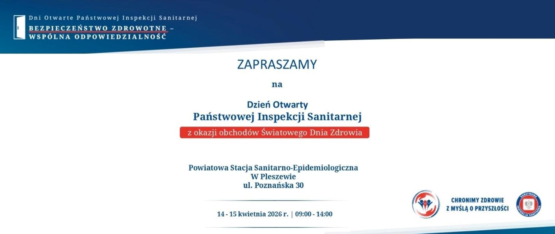 Baner dzień otwarty PSSE