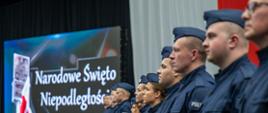 Apel z okazji Narodowego Święta Niepodległości w śląskim garnizonie Policji