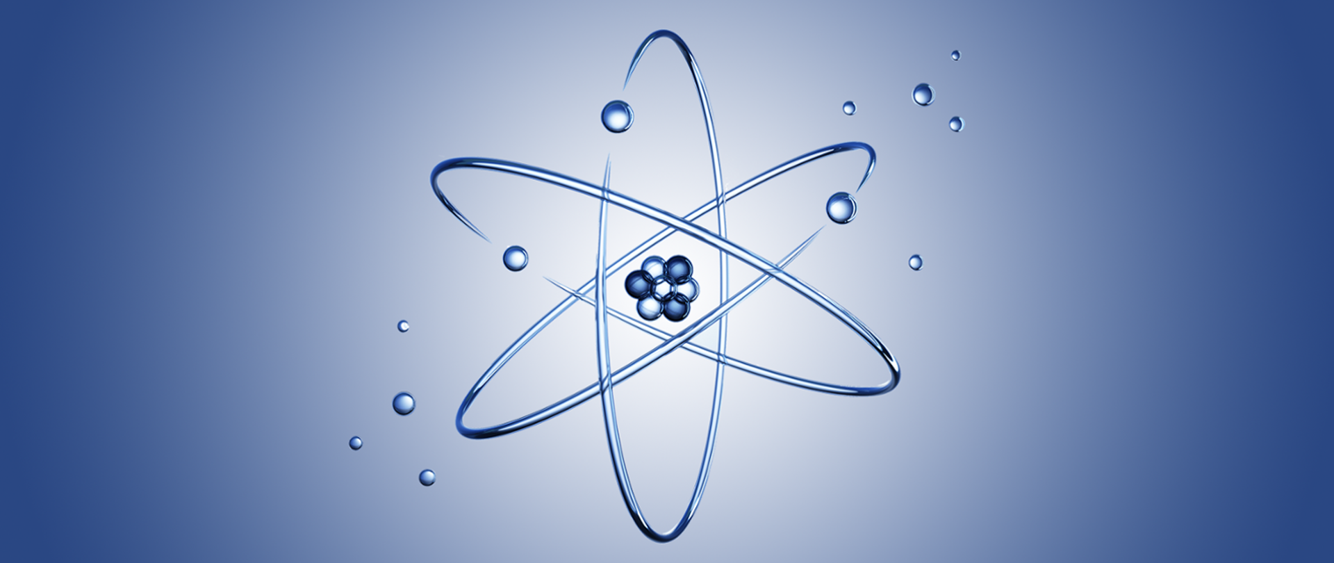 Zdjęcie przedstawiające jądro atomowe.