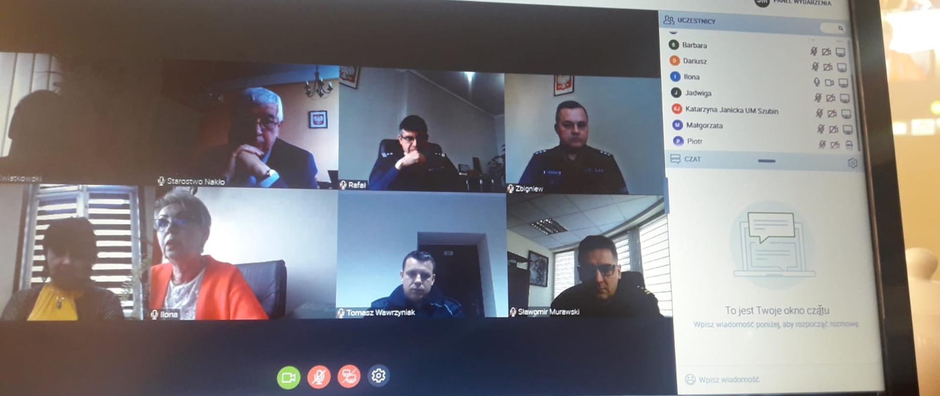 Posiedzenie Komisji Bezpieczeństwa i Porządku oraz Powiatowego Zespołu Zarządzania Kryzysowego