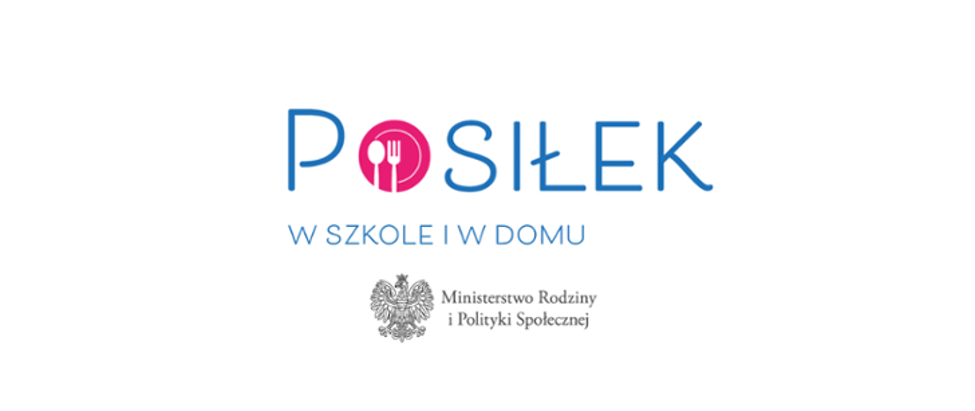 Grafika programu "posiłek w szkole i w domu" 