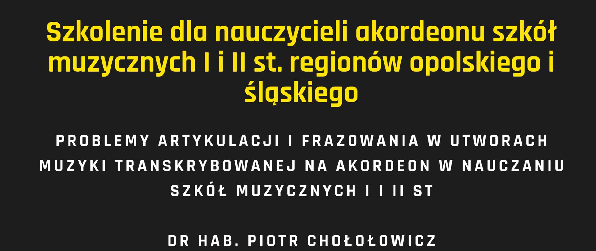 w górnej części fotografia przedstawiająca schody prowadzące do budynku szkoły oraz fragment trawnika, w lewym górnym rogu logo Centrum Edukacji Artystycznej, poniżej szczegółowe informacje na temat szkolenia, całość na czarnym tle
