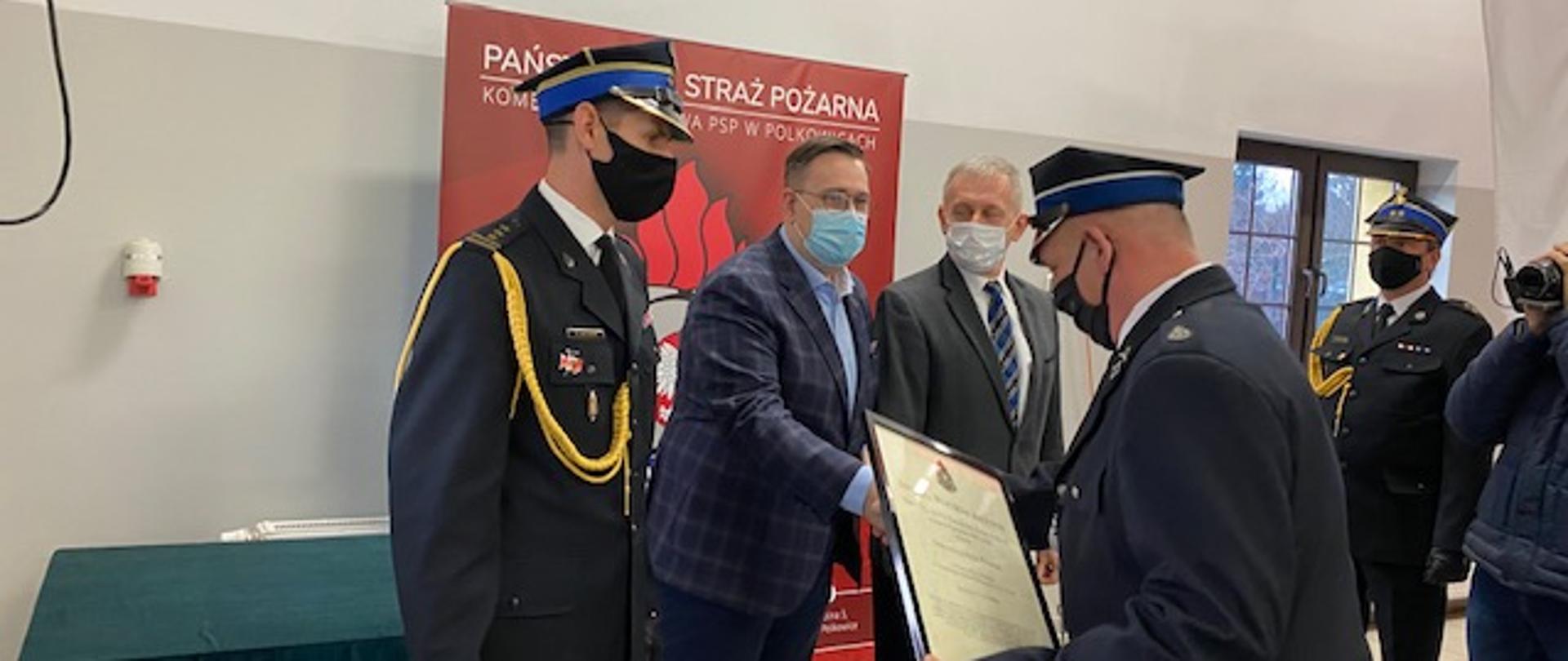 Prezes OSP NWL odbiera Decyzję KG PSP o Włączeniu Jednostki OSP NWL do KSRG