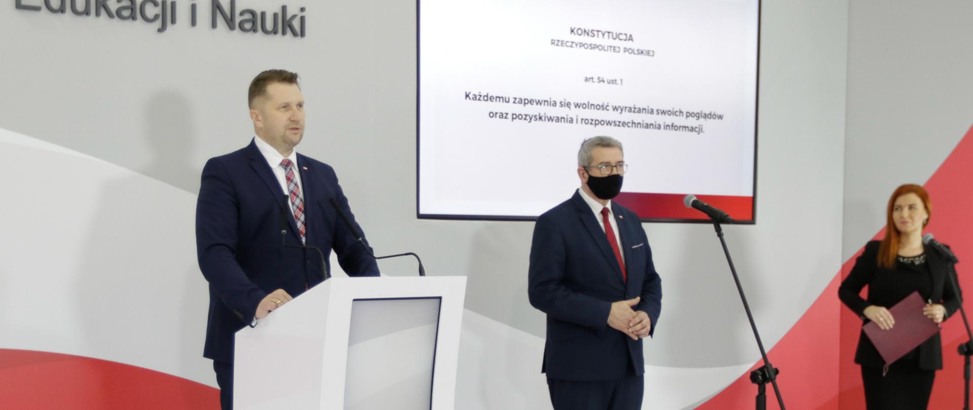 Zdjęcie z konferencji – Pakiet Wolności Akademickiej