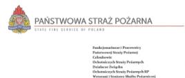 List Kierownictwa Komendy Głównej PSP skan dokumentu