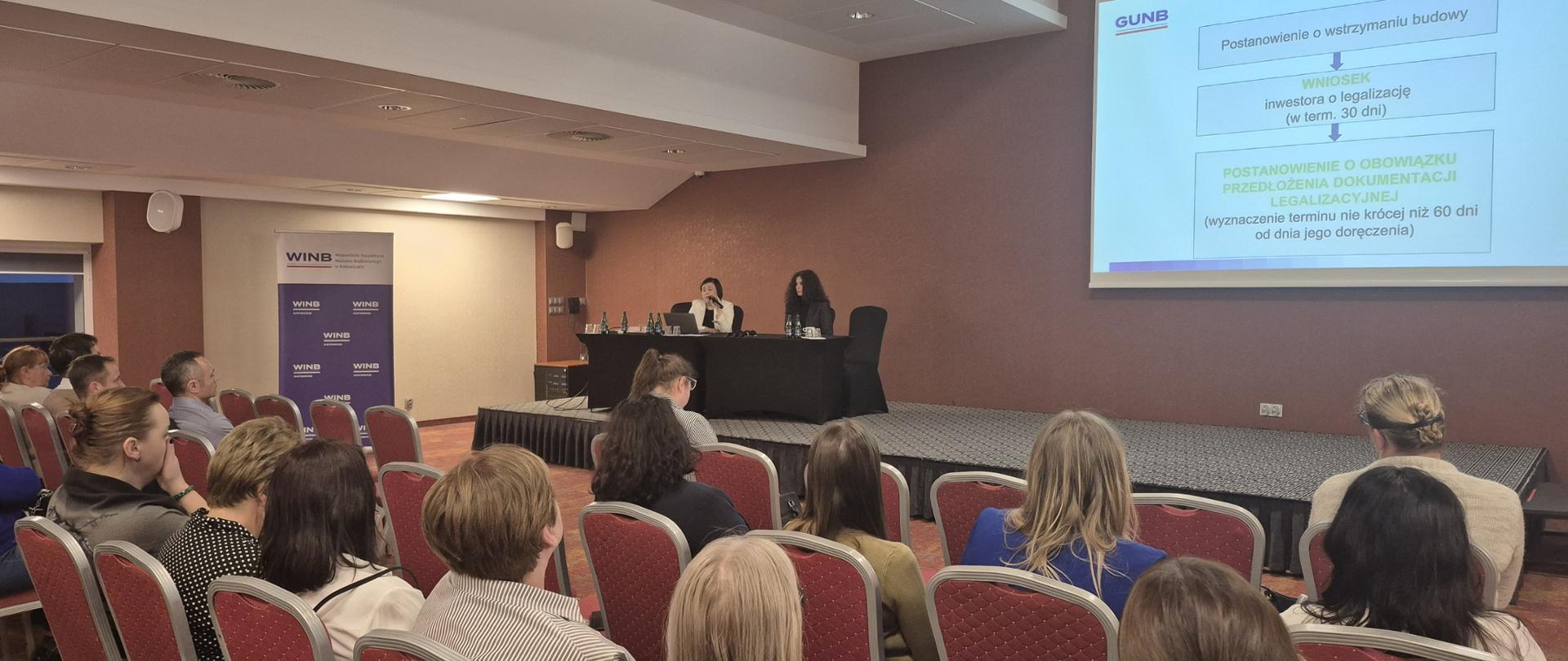 Prezentacja GUNB na warsztatach szkoleniowych organów nadzoru budowlanego województwa śląskiego