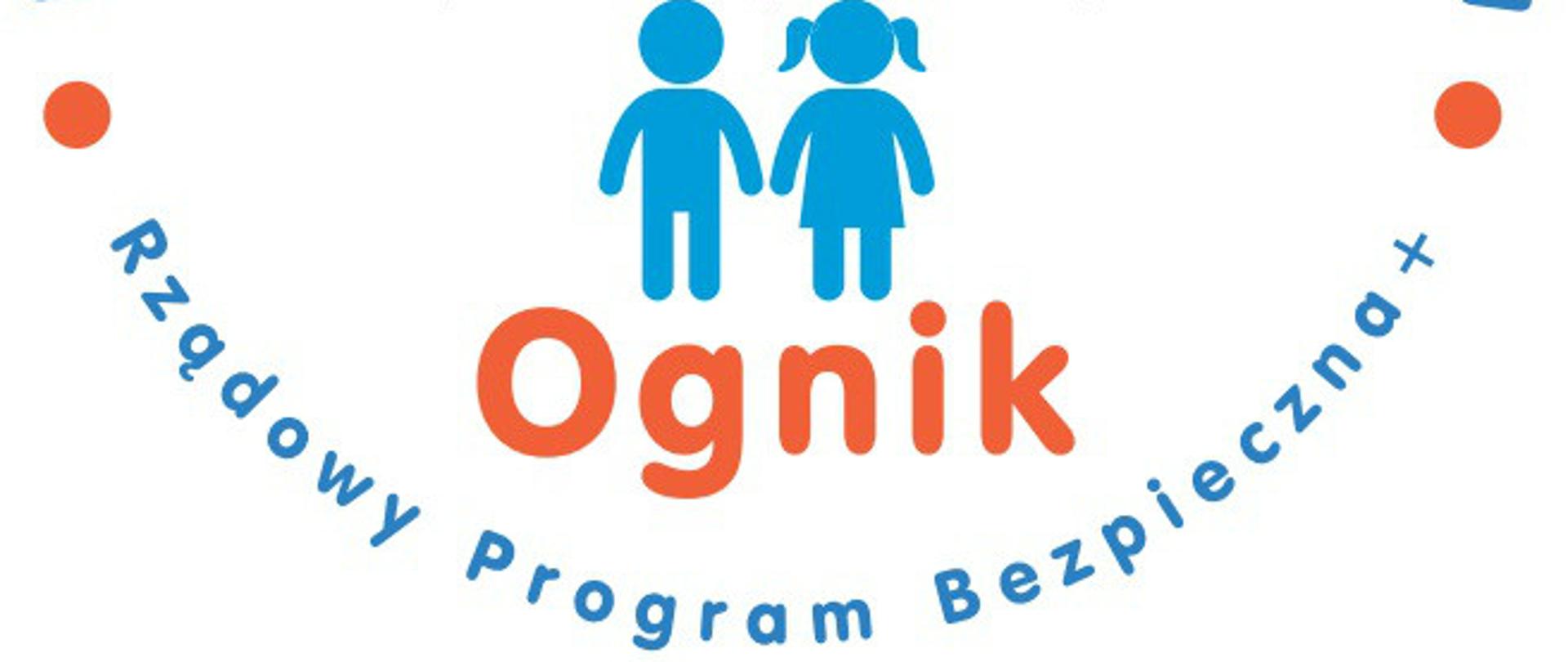Logotyp rządowego programu wspomagania w latach 2015–2018 organów prowadzących szkoły w zapewnieniu bezpiecznych warunków nauki, wychowania i opieki w szkołach – „Bezpieczna+”.