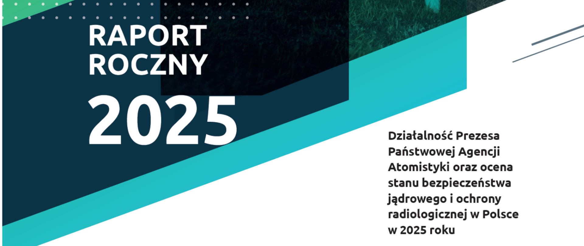 Fragment okładki Raportu rocznego za 2025 rok