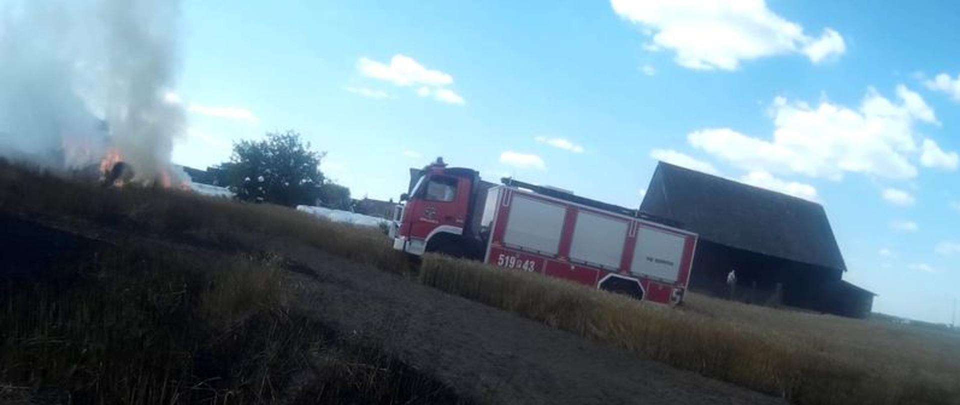 Wojnowice – pożar zboża na pniu