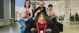 Zespół Slavic - zwycięzcy tegorocznego hackathonu.