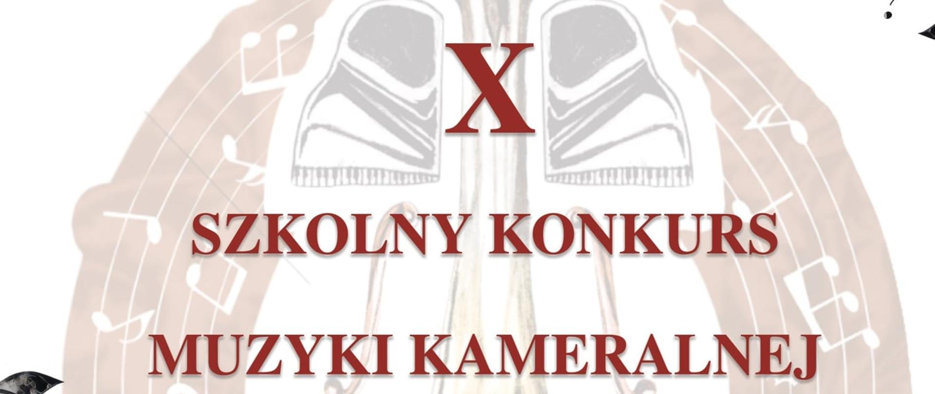 Plakat koncert zespołów kameralnych