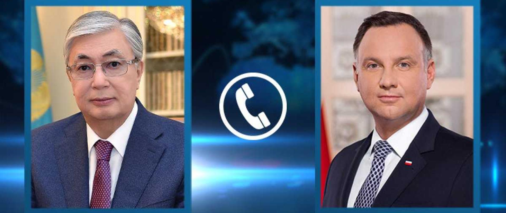 Prezydent RP Andrzej Duda i Prezydent RK Kasym-Żomart Tokajew