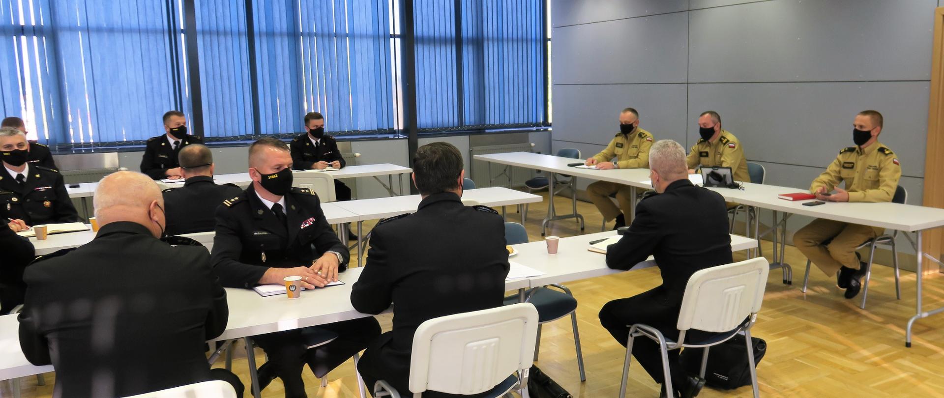 Odprawa służbowa kadry kierowniczej PSP woj. małopolskiego