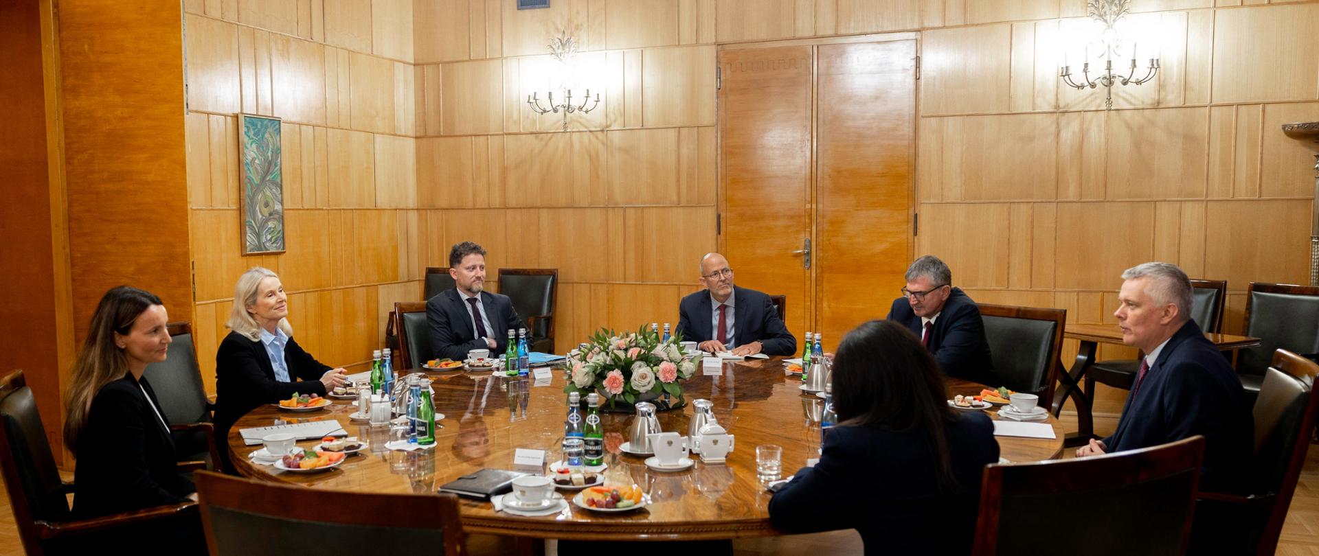 Meeting of the Minister for Special Services Coordination Tomasz Siemoniak with the Coordinator for Special Services of the Federal Republic of Germany, Dagmar Busch