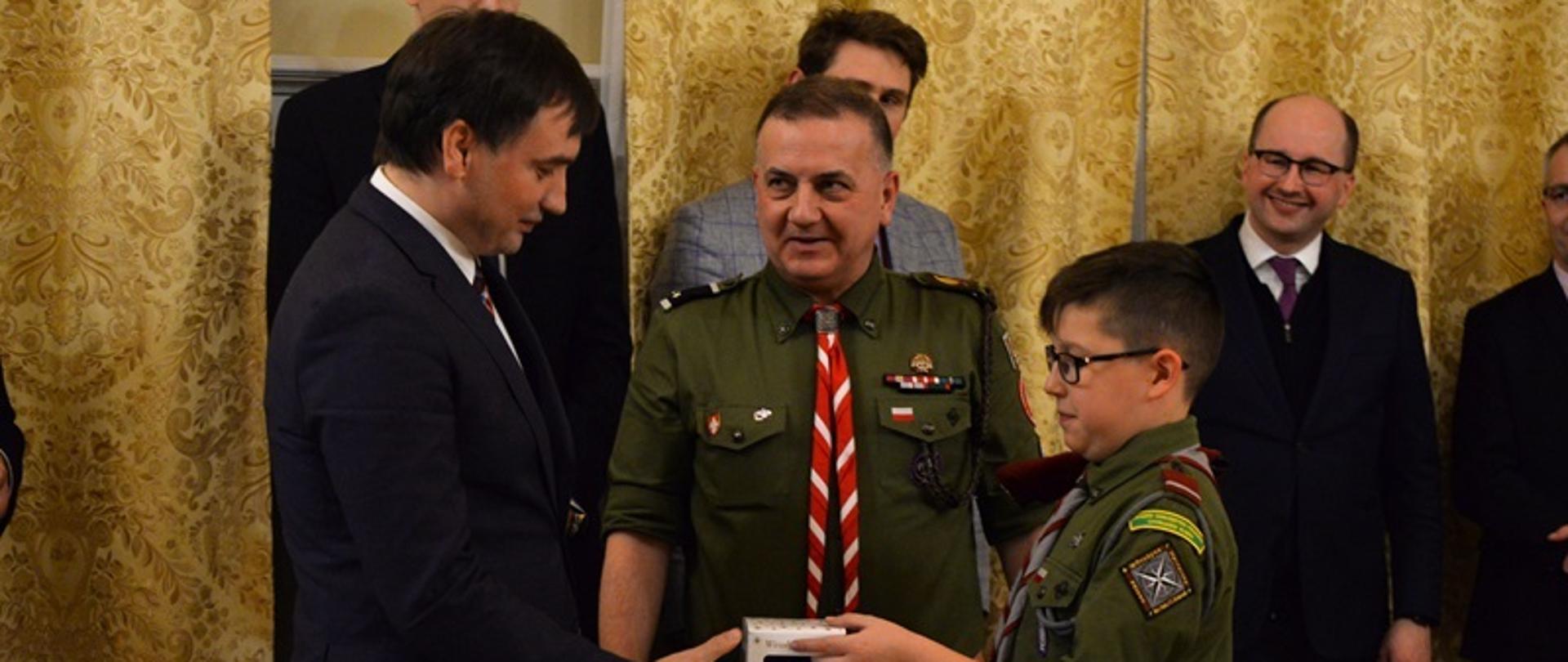 Betlejemskie Światło Pokoju w Ministerstwie Sprawiedliwości