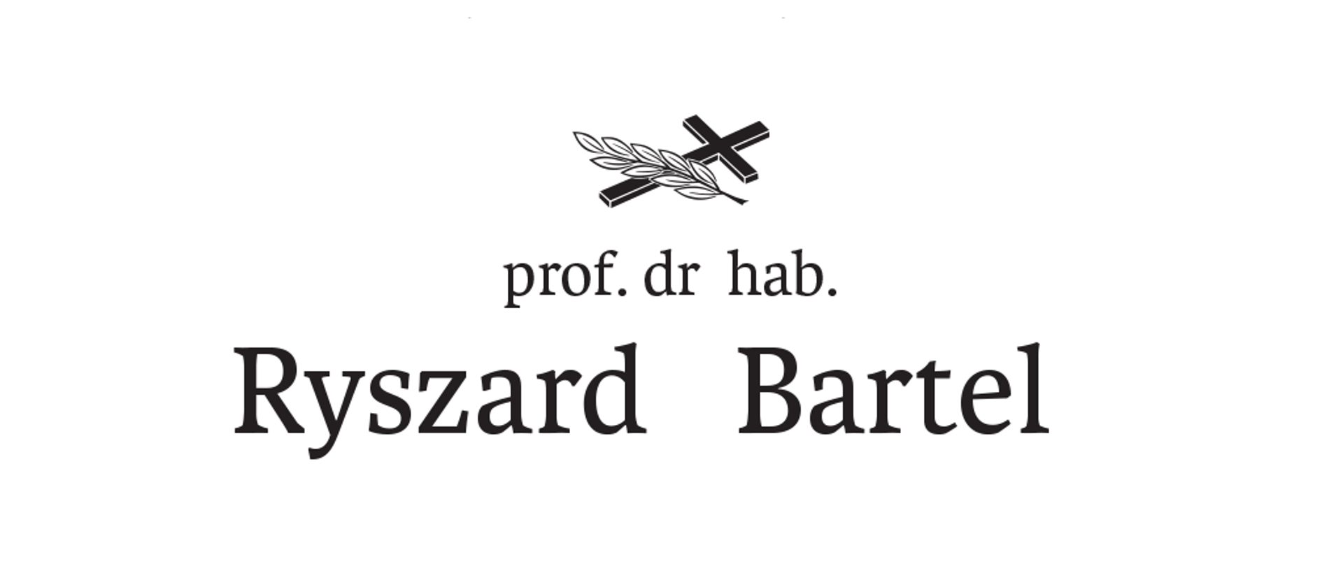 nekrolog prof. Ryszarda Bartela