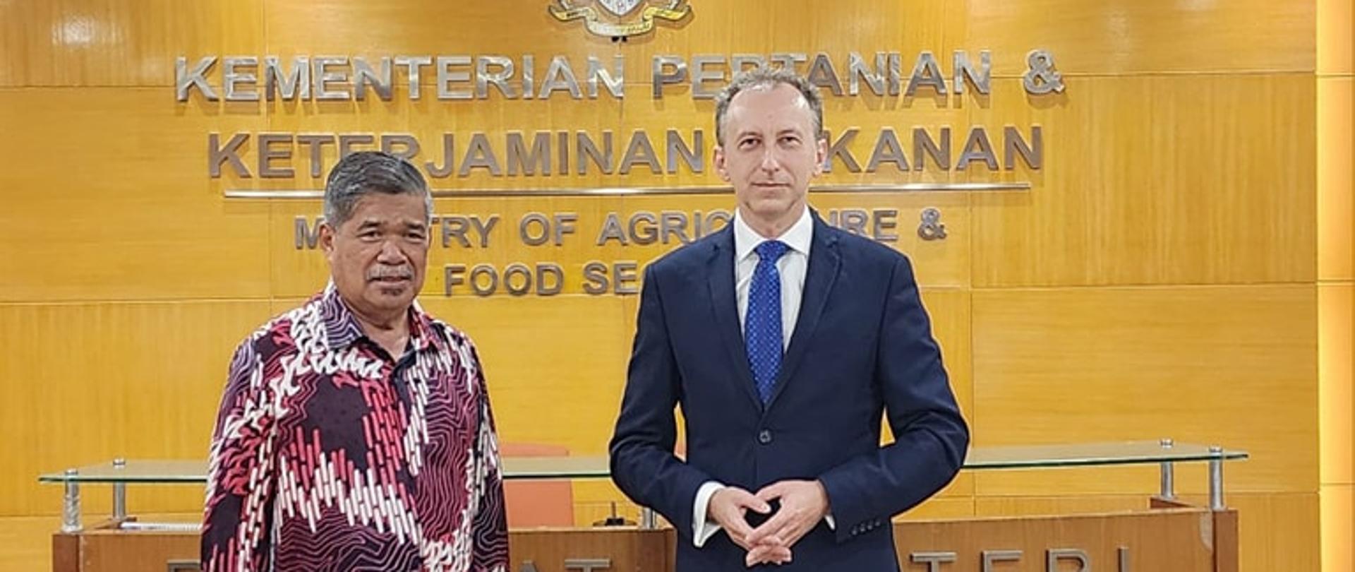 Ambassador’s courtesy visit to the Minister of Agriculture and Food Security of Malaysia