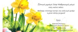 Na zdjęciu Życzenia Wielkanocne Komendanta Powiatowego Państwowej Straży Pożarnej w Świeciu